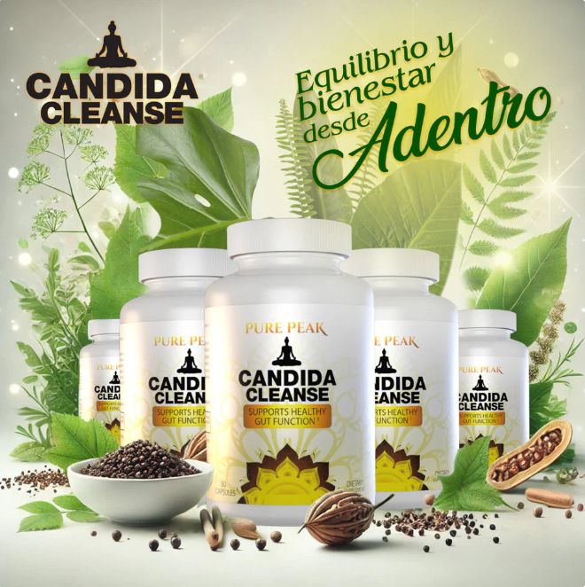 🌿CANDIDA CLEANSE CÁPSULAS 🍄 RECUPERA TU VITALIDAD Y FISICO