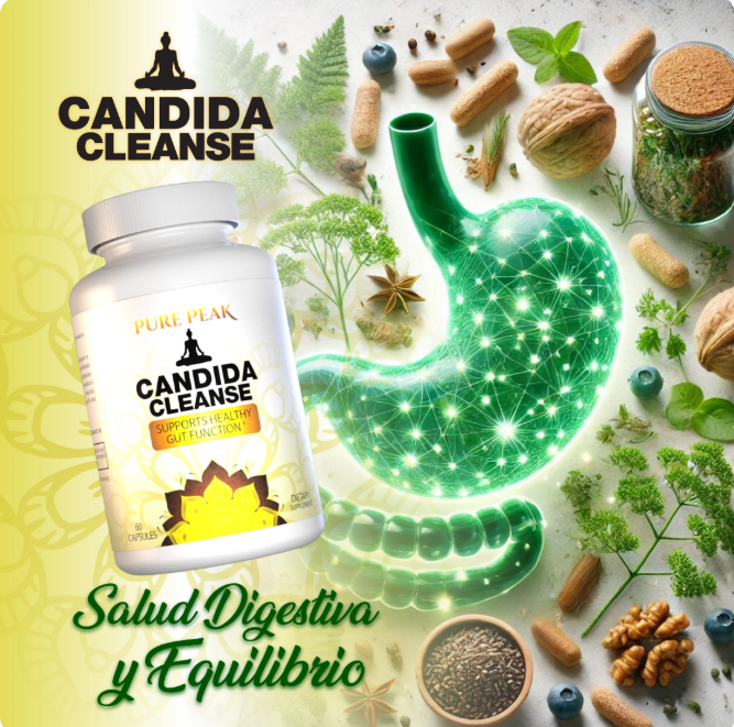 🌿CANDIDA CLEANSE CÁPSULAS 🍄 RECUPERA TU VITALIDAD Y FISICO