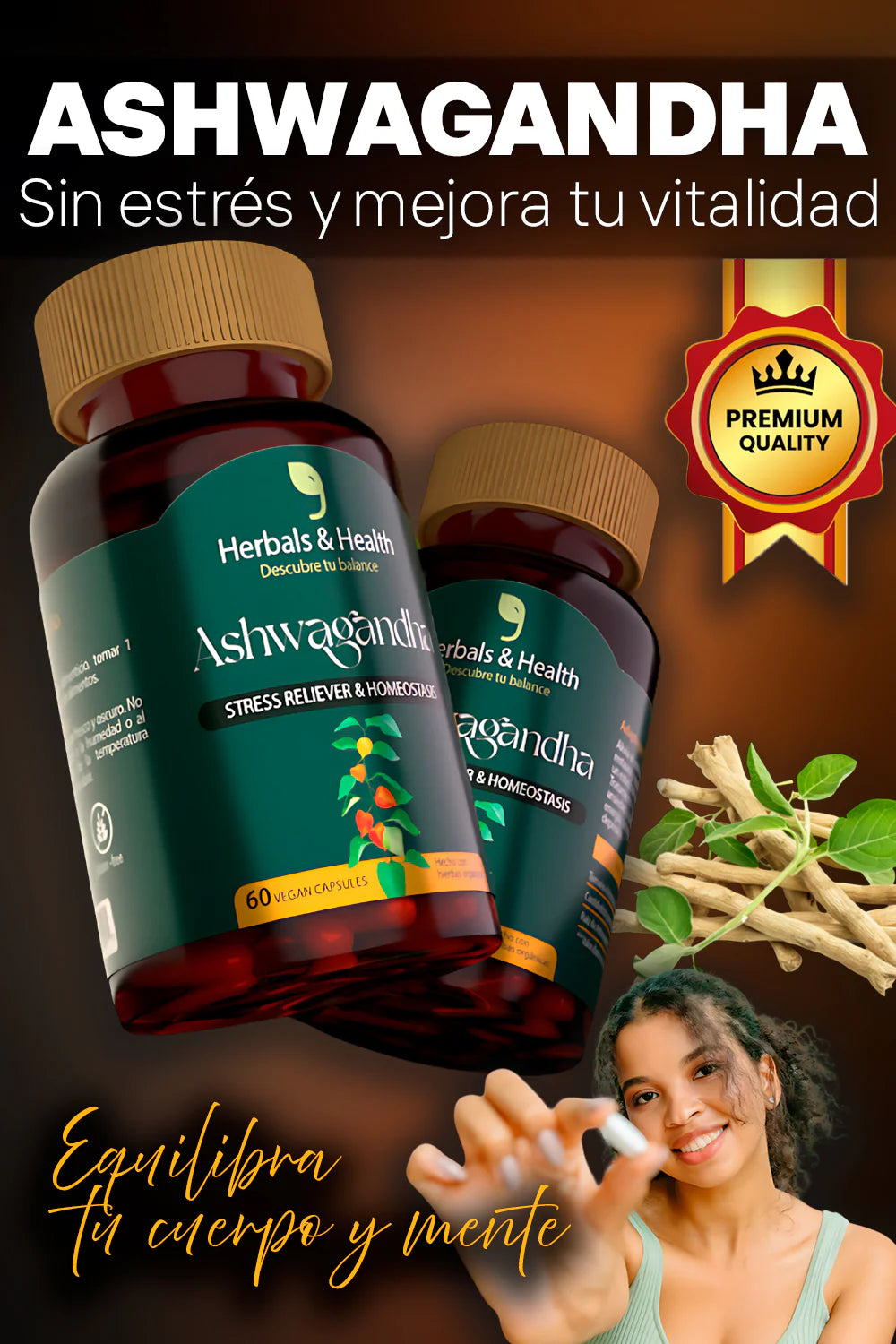 ASHWAGANDHA || REDUCE EL ESTRES - MEJORA EL SUEÑO - REDUCE EL CORTISOL